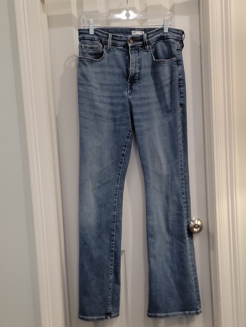 Good American Light Blue Flare Jeans
